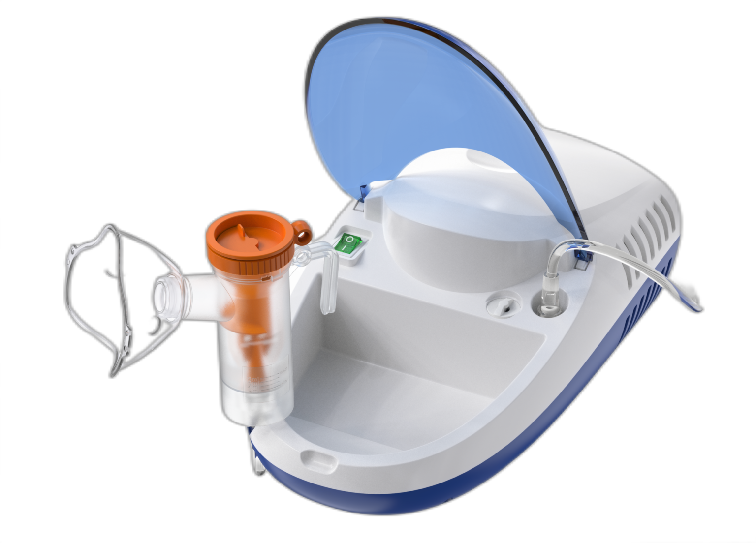 AXD 301 compressor nebulizer, front view